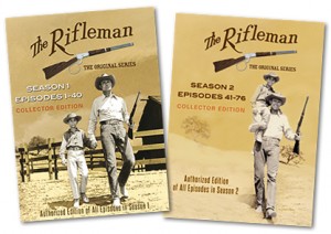 The Rifleman, the Original Series -- Collector Edition DVD boxed sets, Season 1 and Season 2. Available at www.therifleman.net