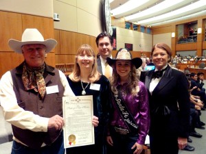 New Mexico National Day of the Cowboy posse. 